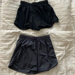 TWO PAIRS OF CHAMPION SHORTS